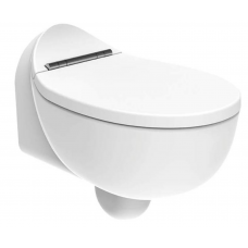 Унитаз подвесной безободковый с биде Creavit FOGLIA FG321-00CB00E-0000 с сиденьем Soft Close
